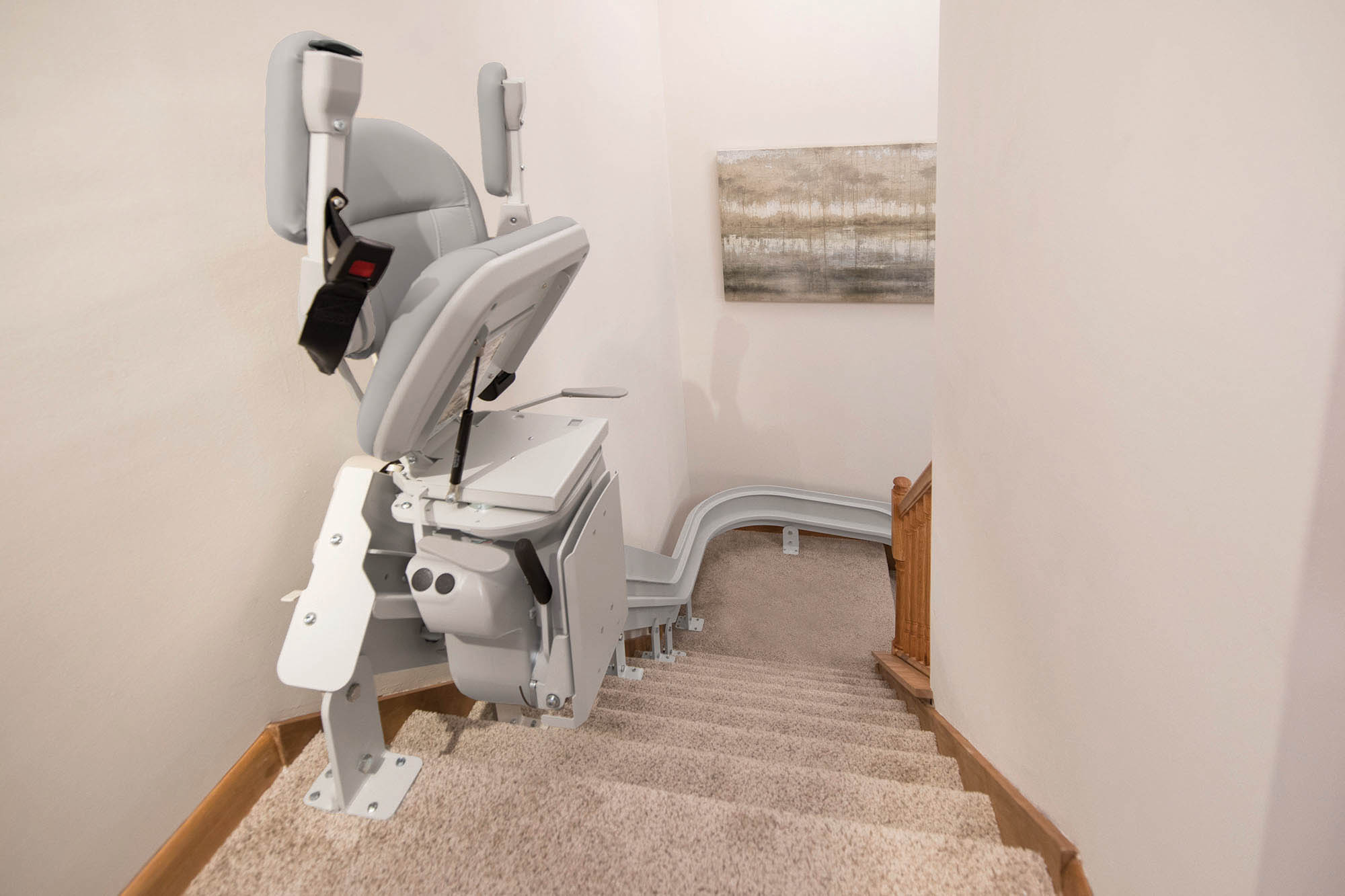 elite curved stairlift