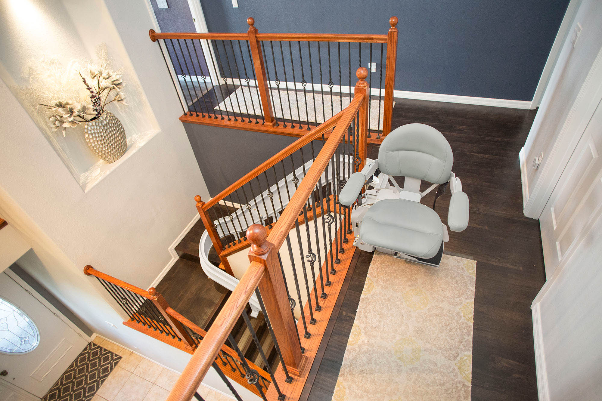 Curved Stairlift Path