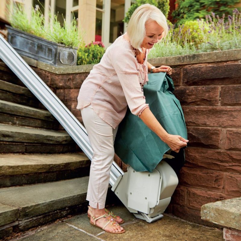 Brooks Outdoor Straight Stairlift Cover